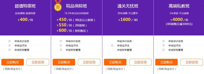 中級職稱課程