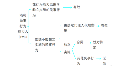民事行為效力的判定