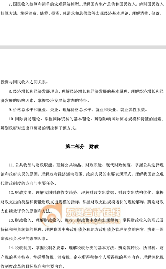 中級經濟師考試