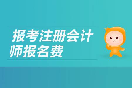 報考注冊會計師報名費是多少？