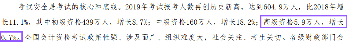 2018年高級會計師報名人數新高