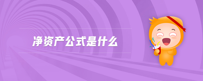 凈資產公式是什么