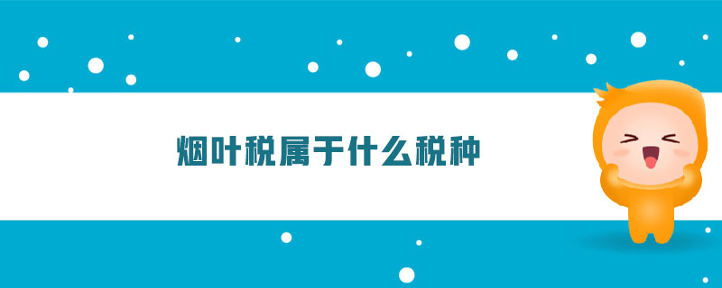 煙葉稅屬于什么稅種