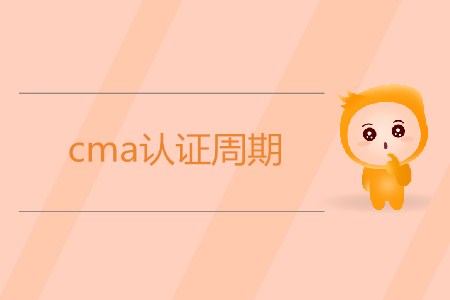 cma證書周期是多久