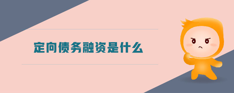 定向債務融資是什么