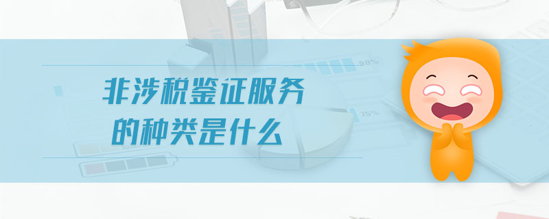 非涉稅鑒證服務的種類是什么
