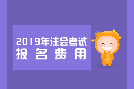 2019年甘肅cpa報名一科多少錢？