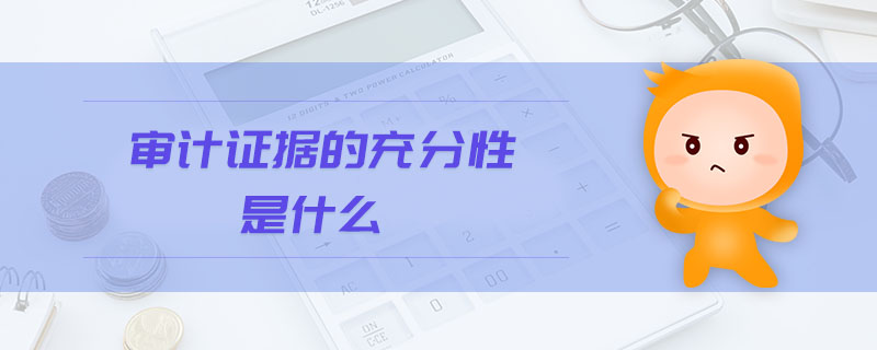 審計證據的充分性是什么