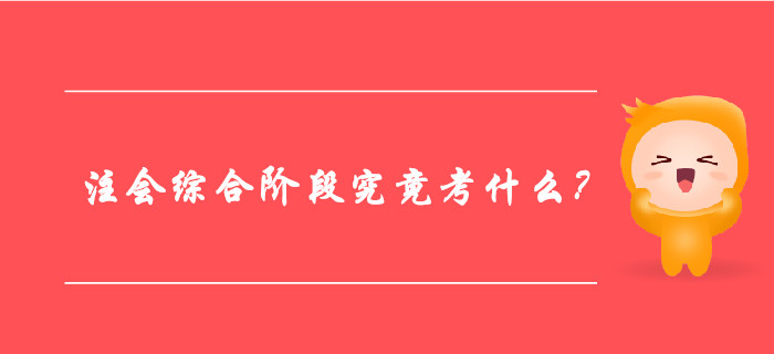 一文帶你全面了解：注冊(cè)會(huì)計(jì)師綜合階段究竟考什么？ 