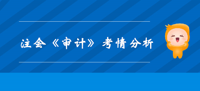 2019年CPA考試，《審計》科目考情分析