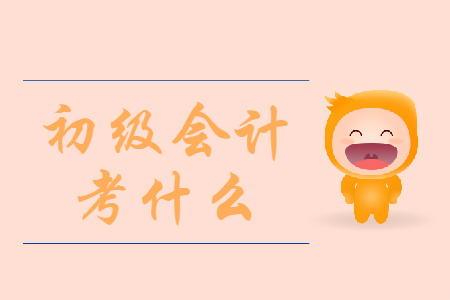重慶2020年初級會計考試考什么？