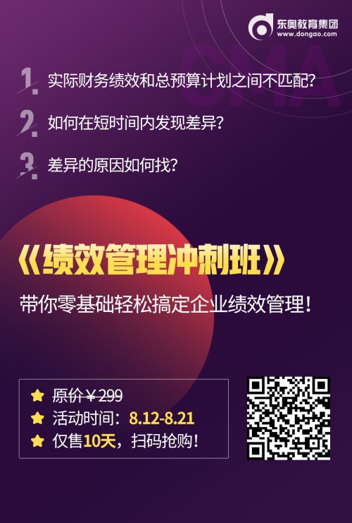 績效管理沖刺班
