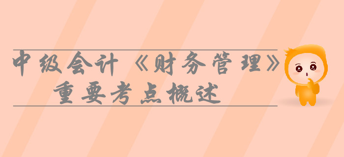 中級(jí)會(huì)計(jì)《財(cái)務(wù)管理》第一章總論-重要考點(diǎn)概述