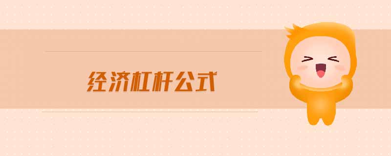 經濟杠桿公式