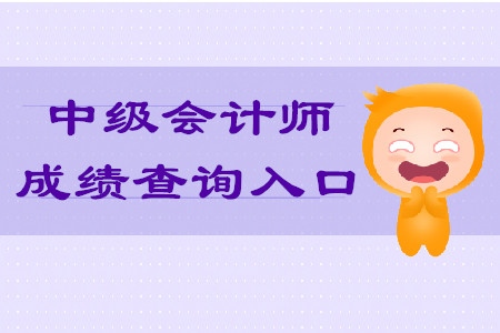 查詢中級會計職稱成績2019年入口是哪里？