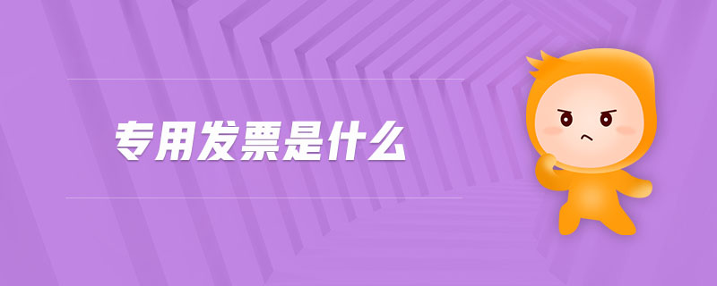 專用發票是什么