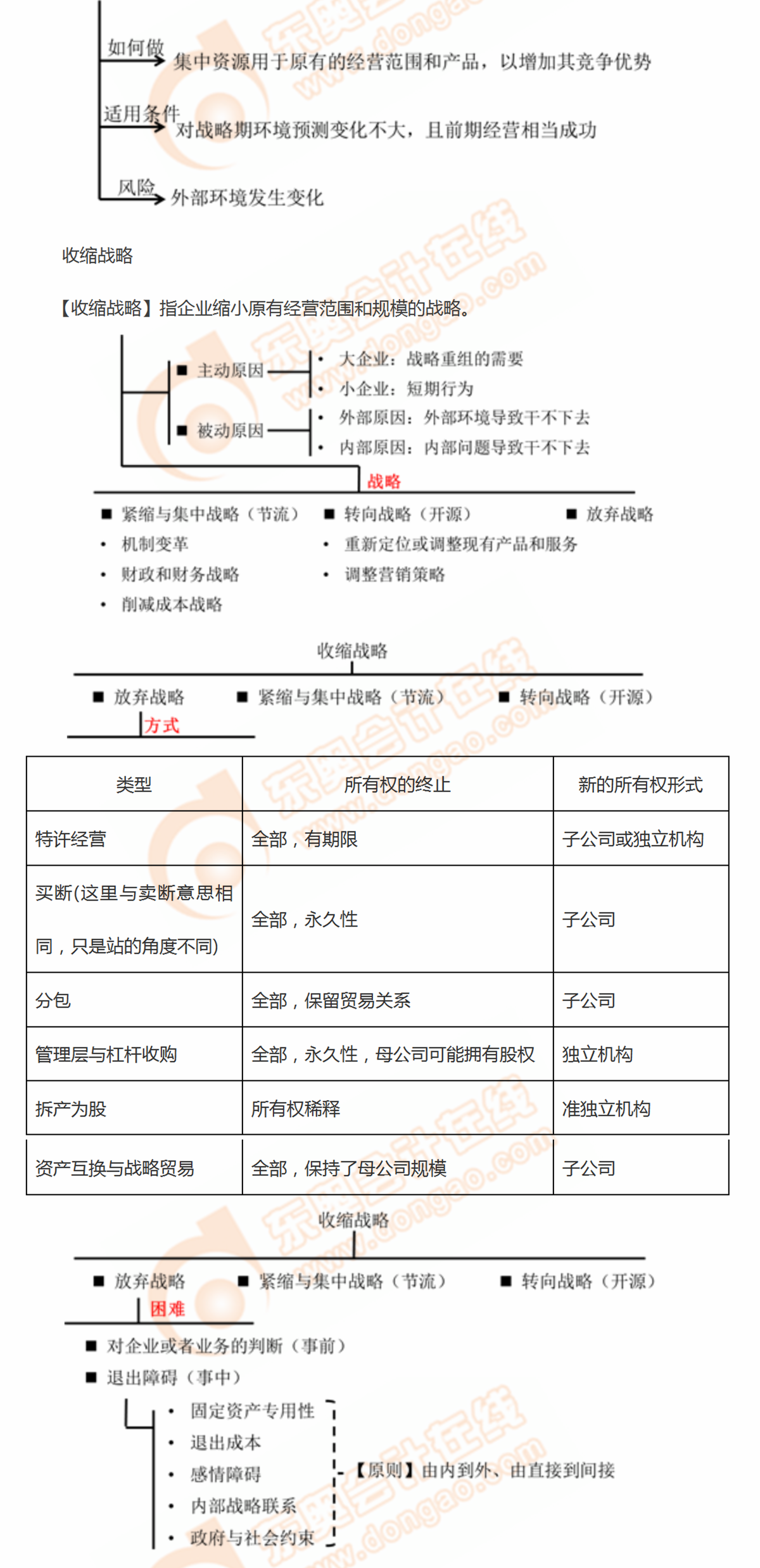 總體戰略的主要類型