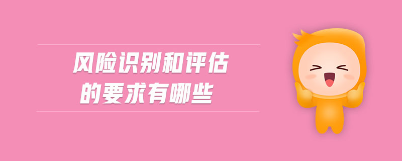 風險識別和評估的要求有哪些