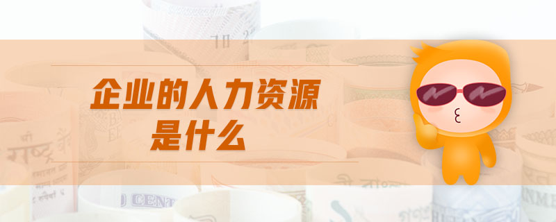 企業(yè)的人力資源是什么
