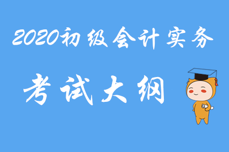 2020年初級會計職稱《初級會計實務》考試大綱第八章