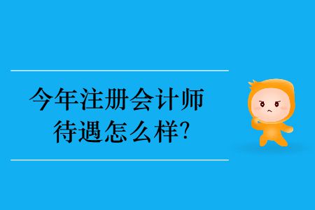 今年注冊(cè)會(huì)計(jì)師待遇怎么樣？