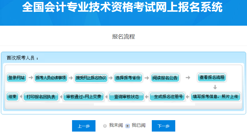 閱讀河南地區初級會計報名流程