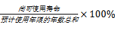 年數總和法