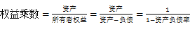 權益乘數(shù)