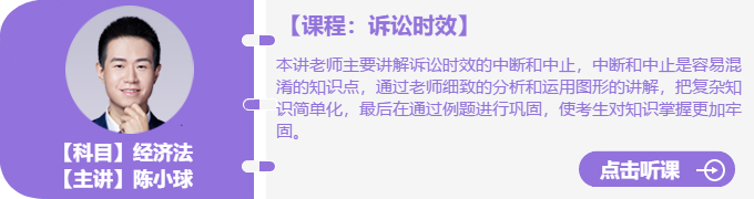 經濟法訴訟時效