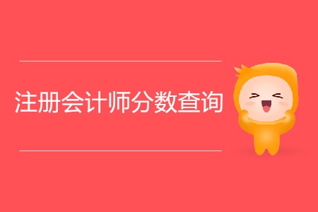 2019年注冊會計師分?jǐn)?shù)查詢具體時間是哪天？