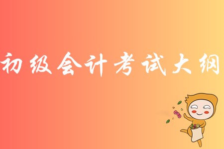 初級會(huì)計(jì)2020年考試大綱可以當(dāng)教材用嗎?