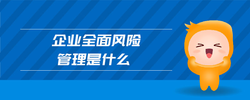 企業(yè)全面風險管理是什么