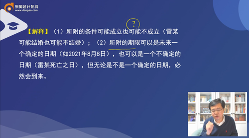 所附期限的特點