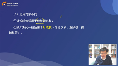適用對象不同