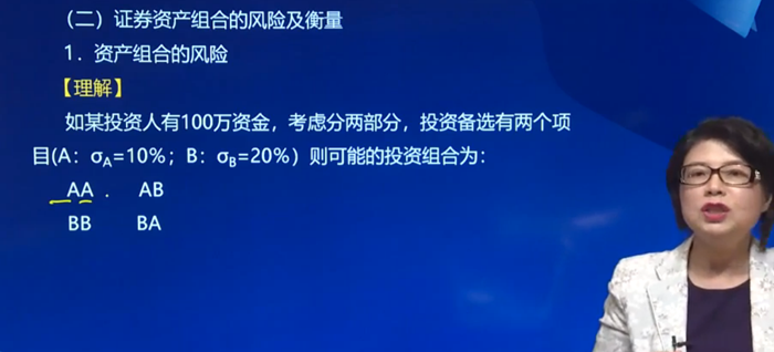 證券資產(chǎn)組合的風(fēng)險(xiǎn)及衡量