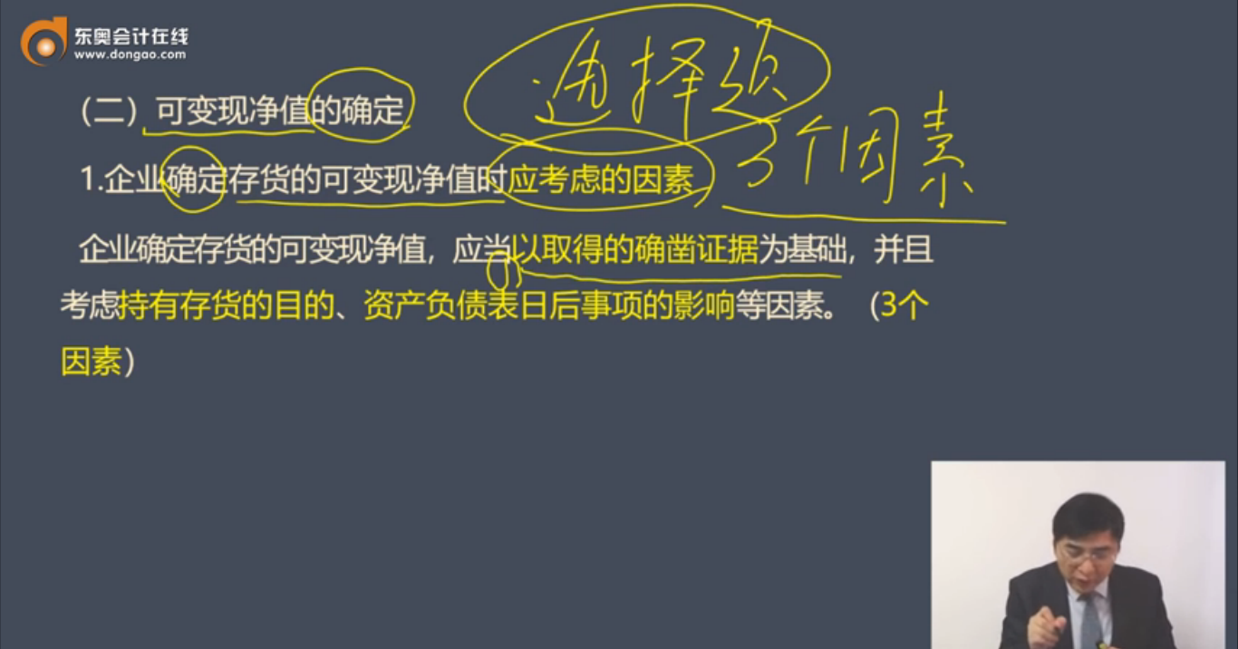 可變現凈值的確定