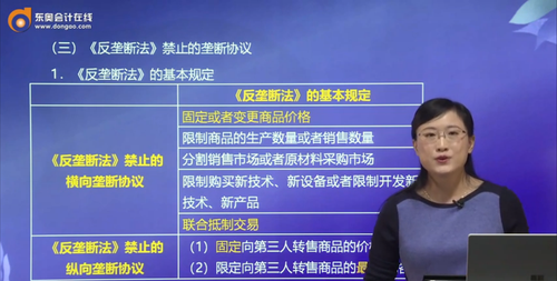反壟斷法禁止的壟斷協議