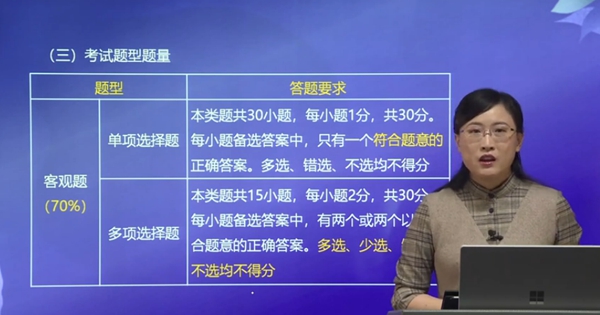 中級(jí)客觀(guān)題