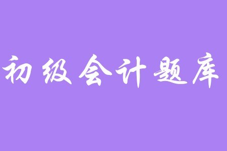 2020年初級會計有考試題庫嗎？