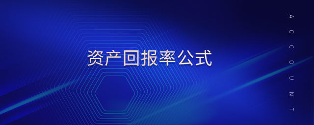 資產回報率公式