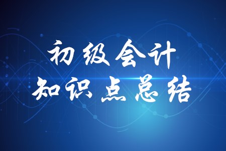 2020年初級會計實務第八章有哪些知識點總結？
