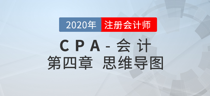 2020年注會《會計》第四章思維導圖及自測習題