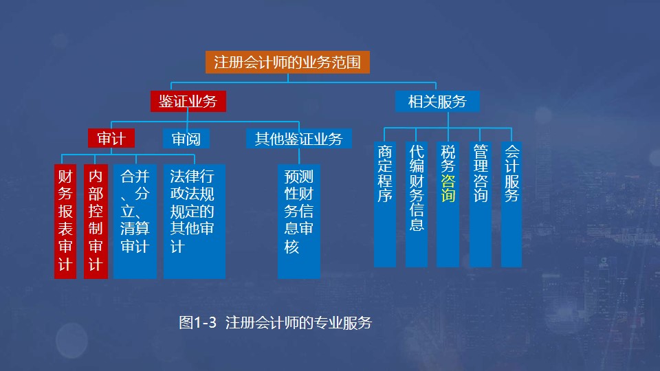 注冊會計師的業務范圍
