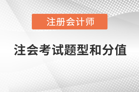 2020年注會考試題型和分值