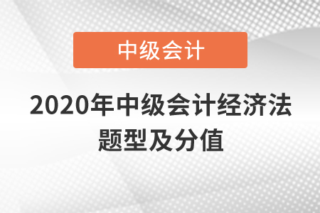 2020年中級會計經濟法題型及分值