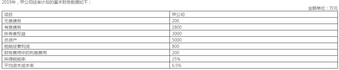 高級會計例題