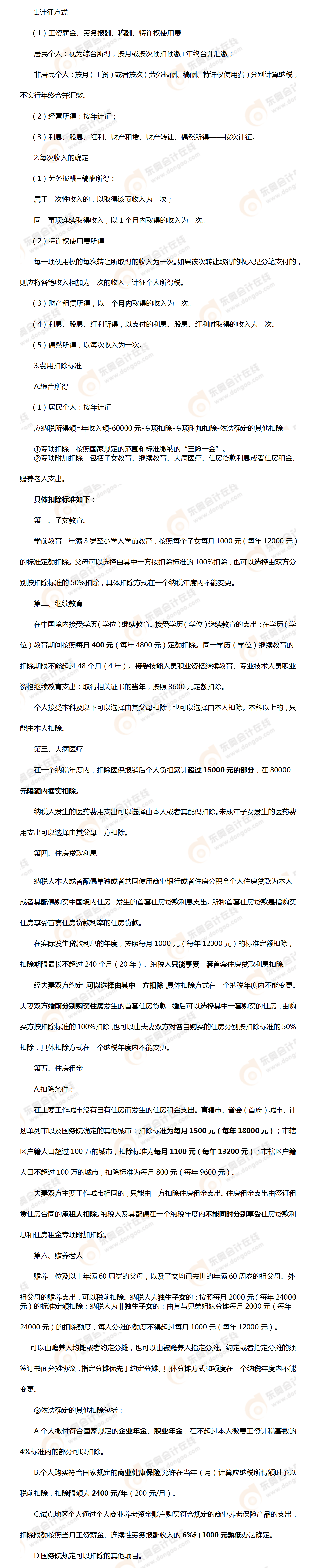 考點相關知識