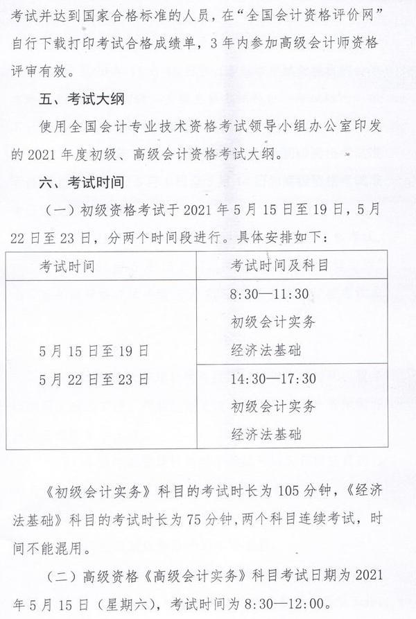 考試時間