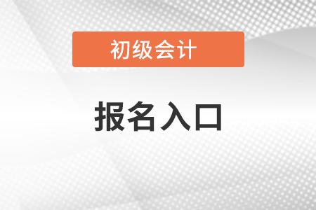 會計初級網上報名入口