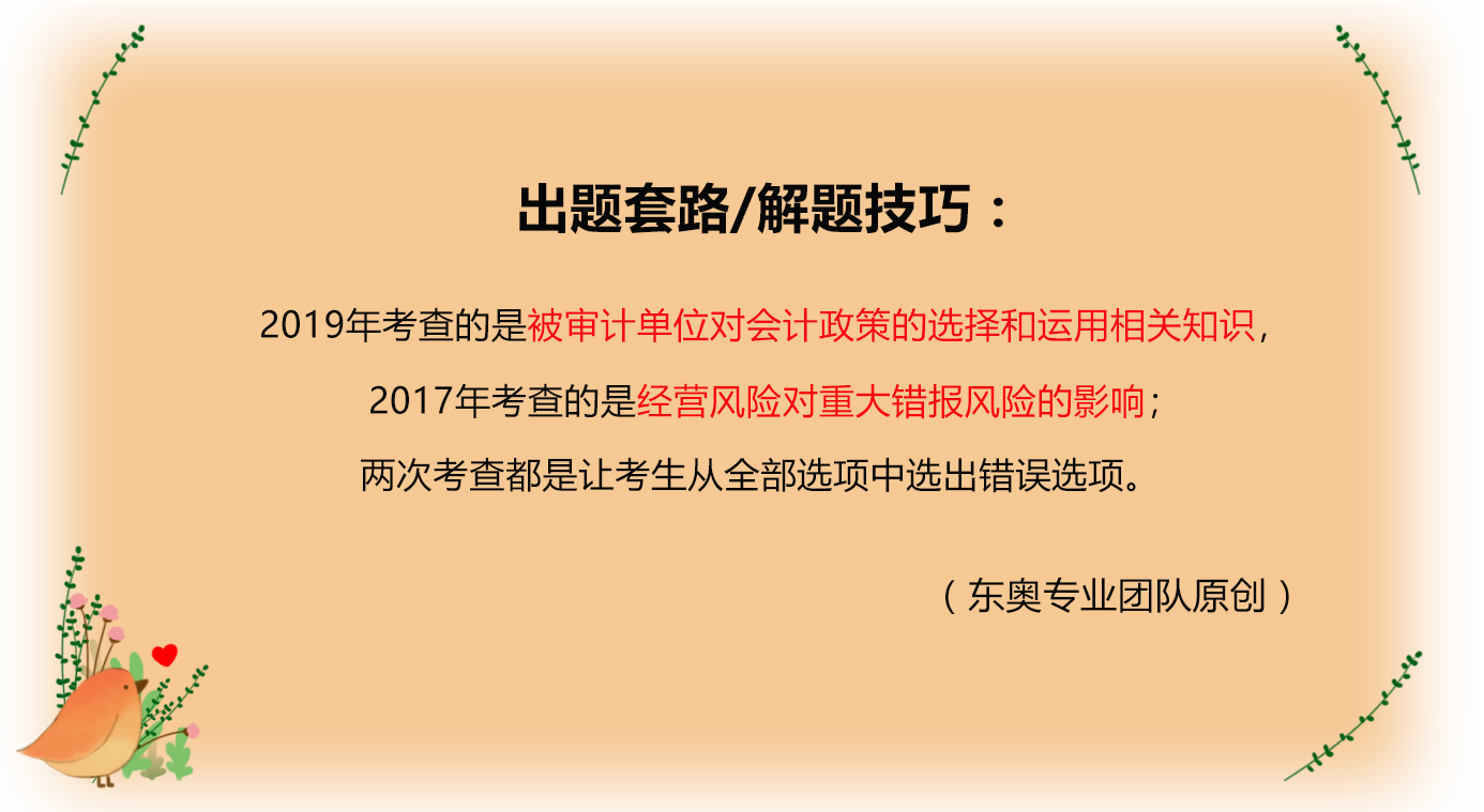 了解被審計(jì)單位及其環(huán)境